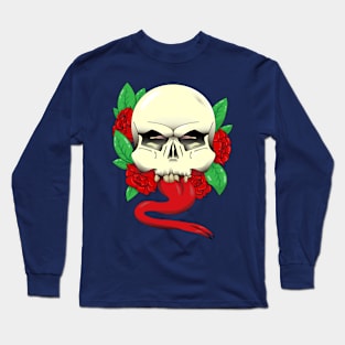 skull and roses Long Sleeve T-Shirt